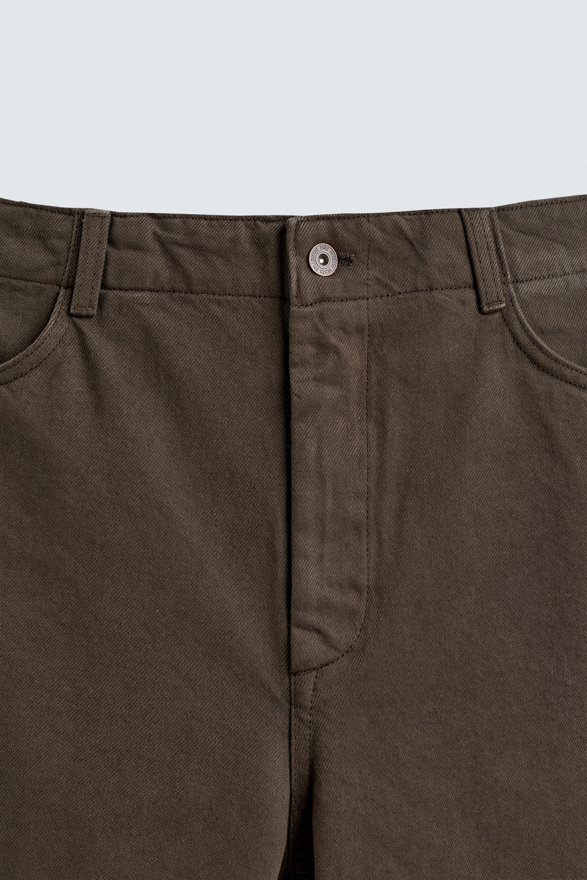 STRAIGHT FIT CARGO PANTS